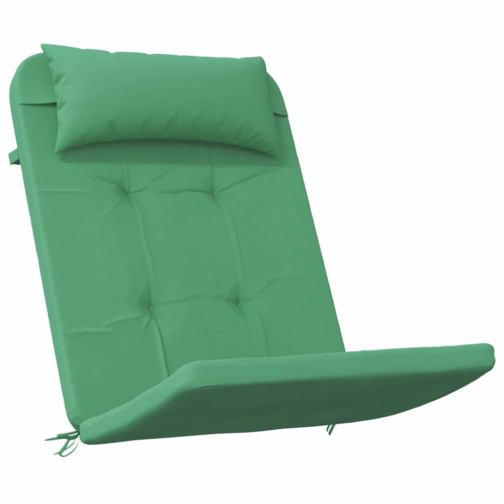 Jastučići za stolice Jednobojno 2 pcs Zelena 58 x 77 x 4,5 cm