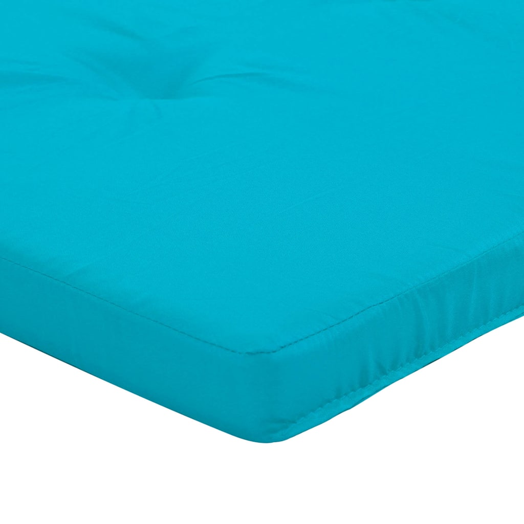 Jastučići za stolice Jednobojno 2 pcs Tirkizna 58 x 77 x 4,5 cm