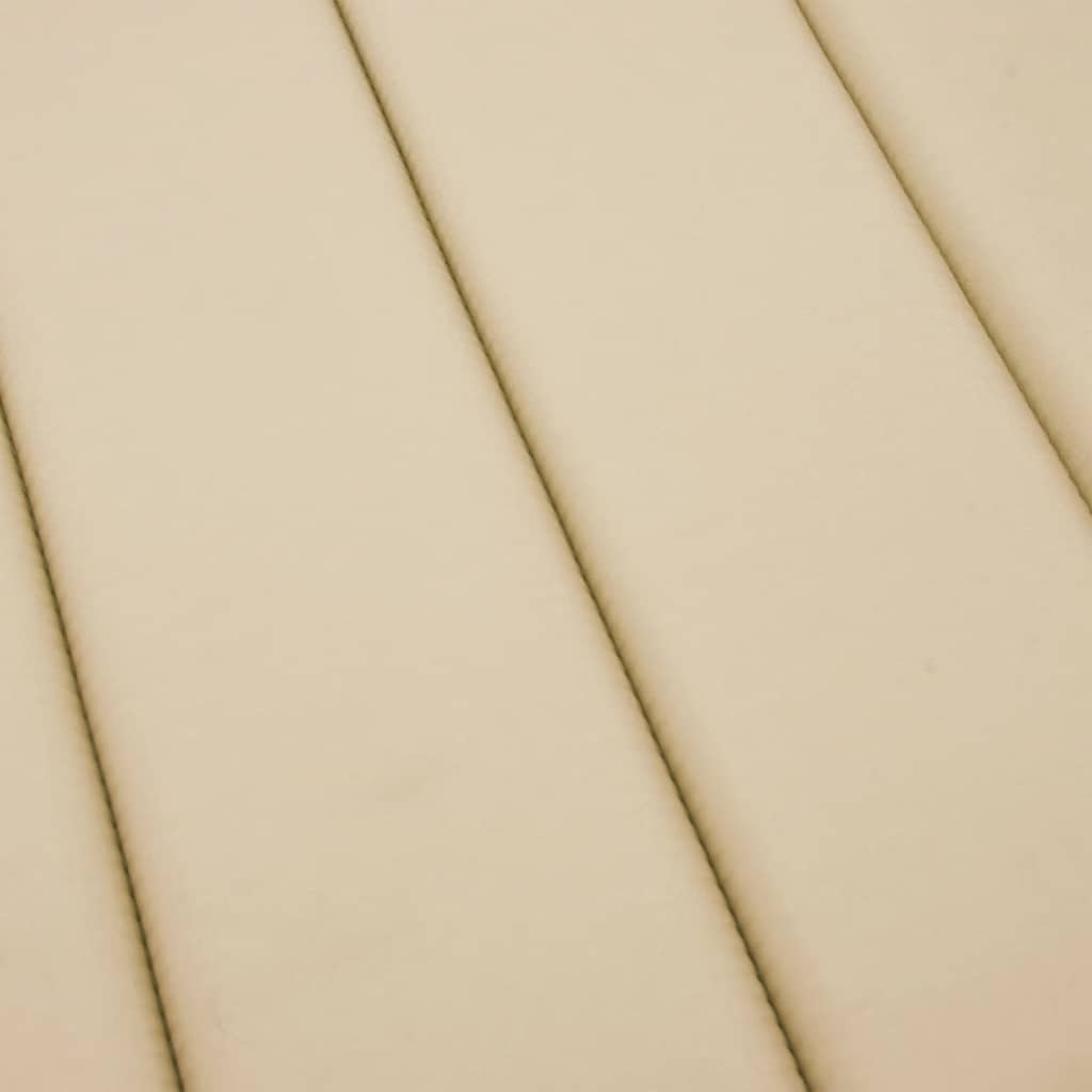 Jastuk za ležaljku bež 180x60x4 cm od tkanine Oxford