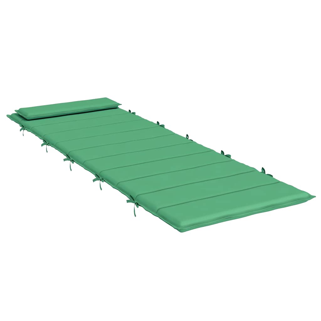 Jastuk za ležaljku zeleni 180x60x4 cm od tkanine Oxford