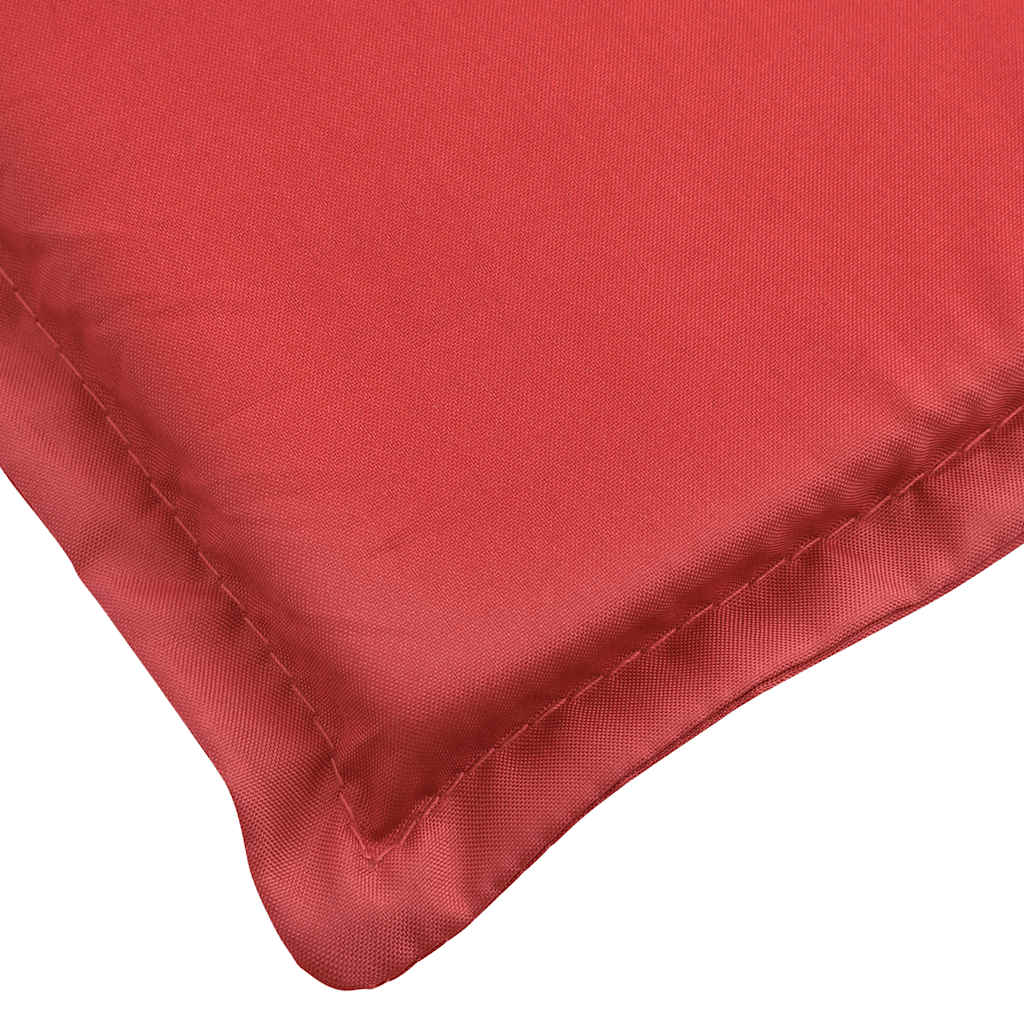 Jastuk za ležaljku crveni 180x60x4 cm od tkanine Oxford