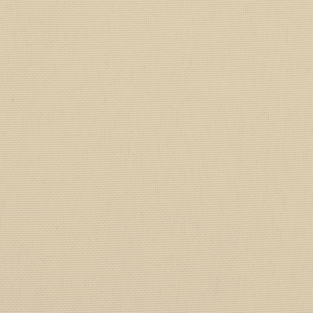 Okrugli jastuk bež Ø 60 x 11 cm od tkanine Oxford