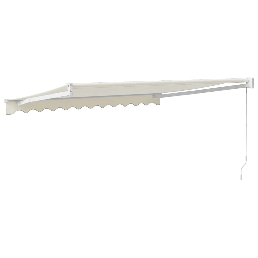 Tenda na uvlačenje krem 3 x 2,5 m od tkanine i aluminija