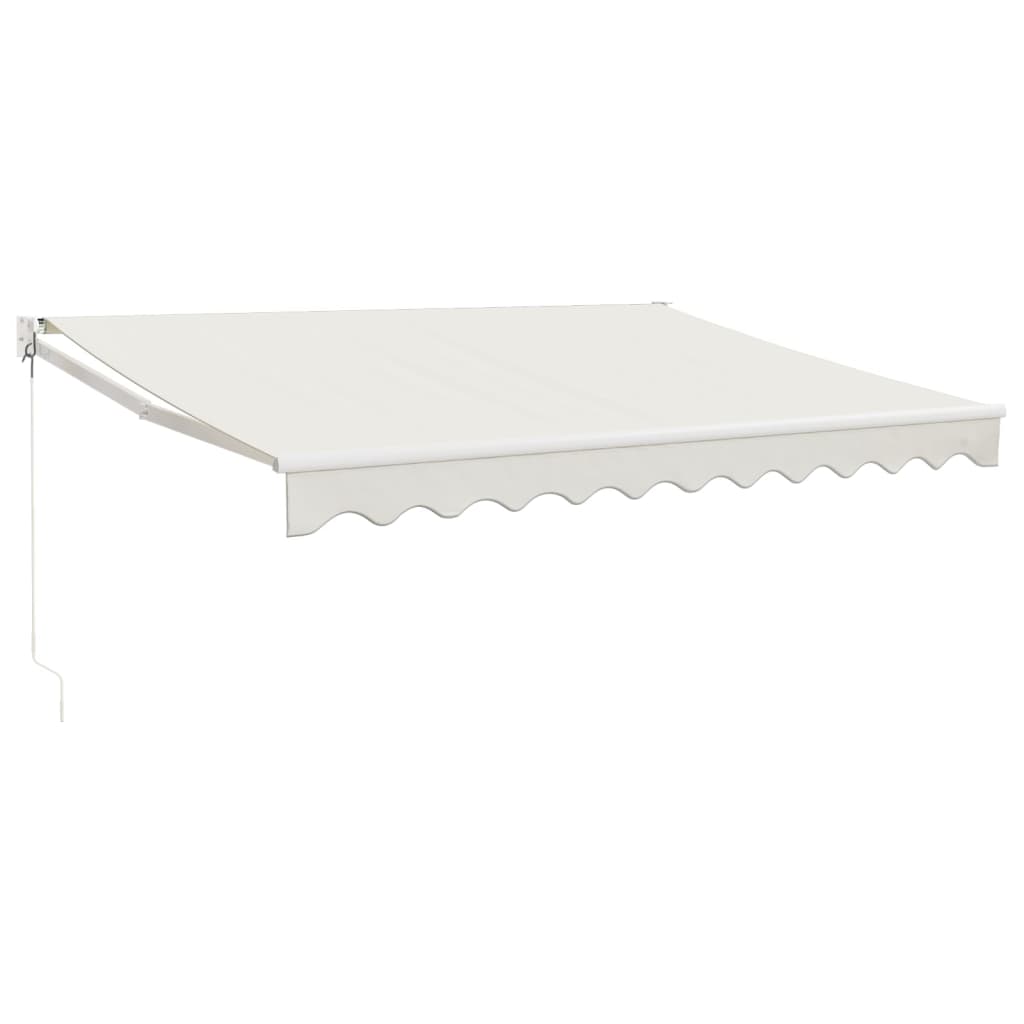 Tenda na uvlačenje krem 3,5 x 2,5 m od tkanine i aluminija