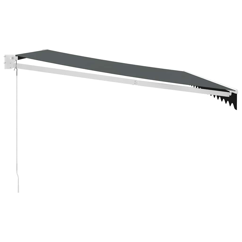 Tenda na uvlačenje antracit 4,5 x 3 m od tkanine i aluminija