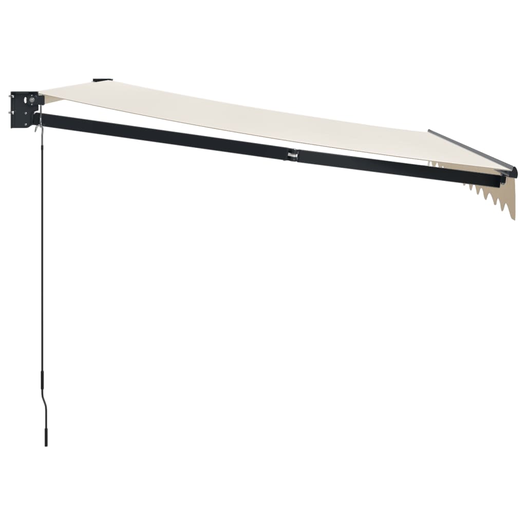 Tenda na uvlačenje krem 3,5 x 2,5 m od tkanine i aluminija