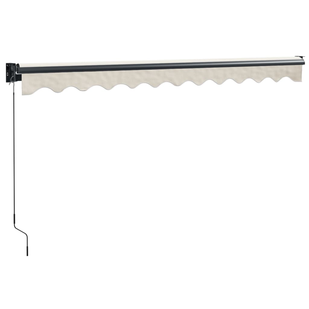 Tenda na uvlačenje krem 3,5 x 2,5 m od tkanine i aluminija