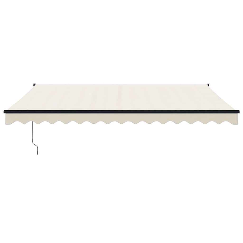 Tenda na uvlačenje krem 4 x 3 m od tkanine i aluminija