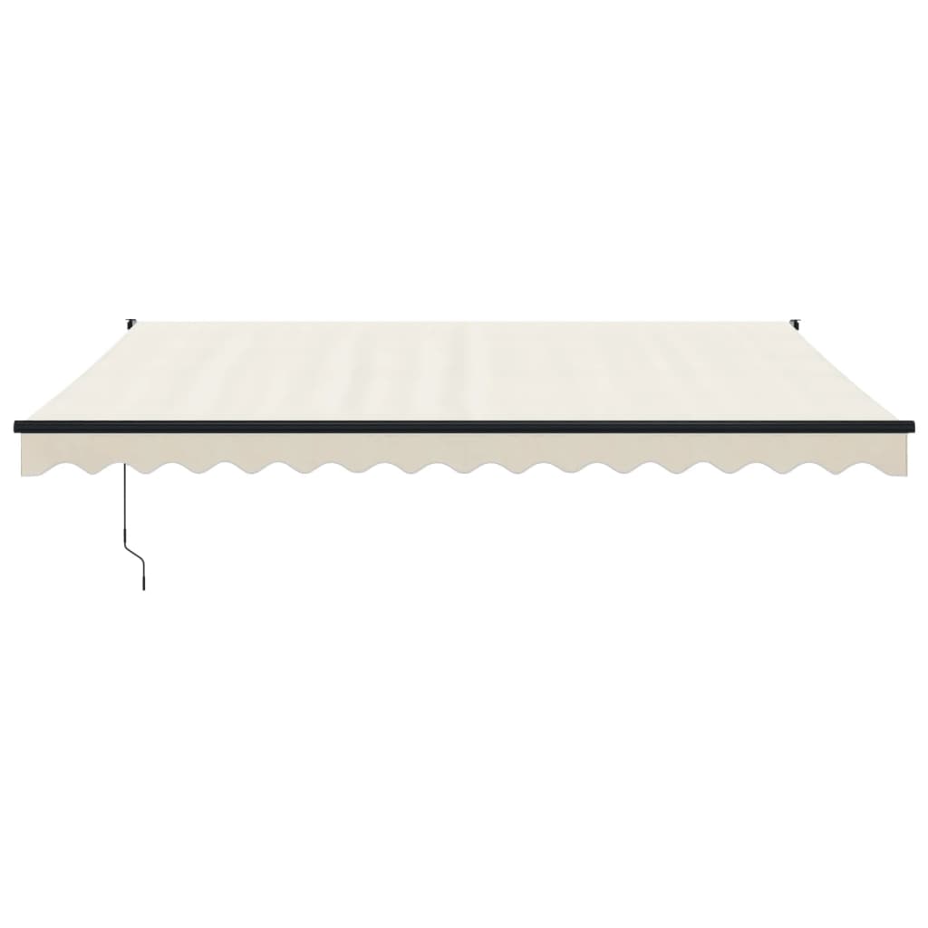 Tenda na uvlačenje krem 4,5 x 3 m od tkanine i aluminija