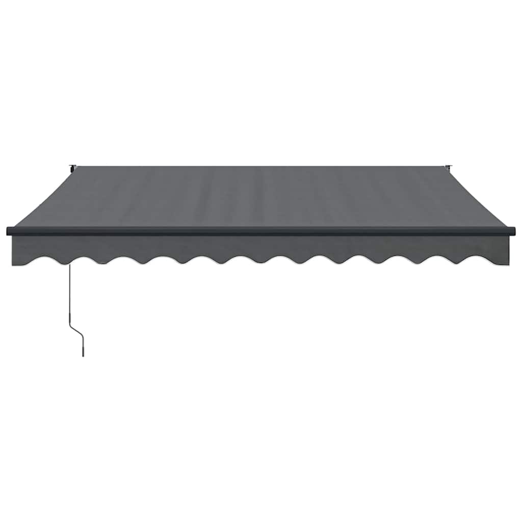 Tenda na uvlačenje antracit 3 x 2,5 m od tkanine i aluminija