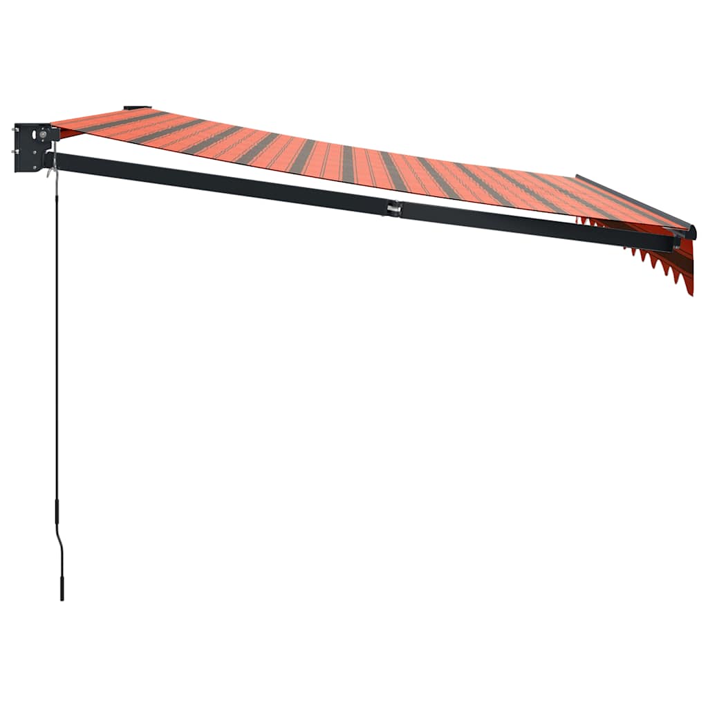 Tenda na uvlačenje narančasto-smeđa 3,5x2,5 m tkanina/aluminij