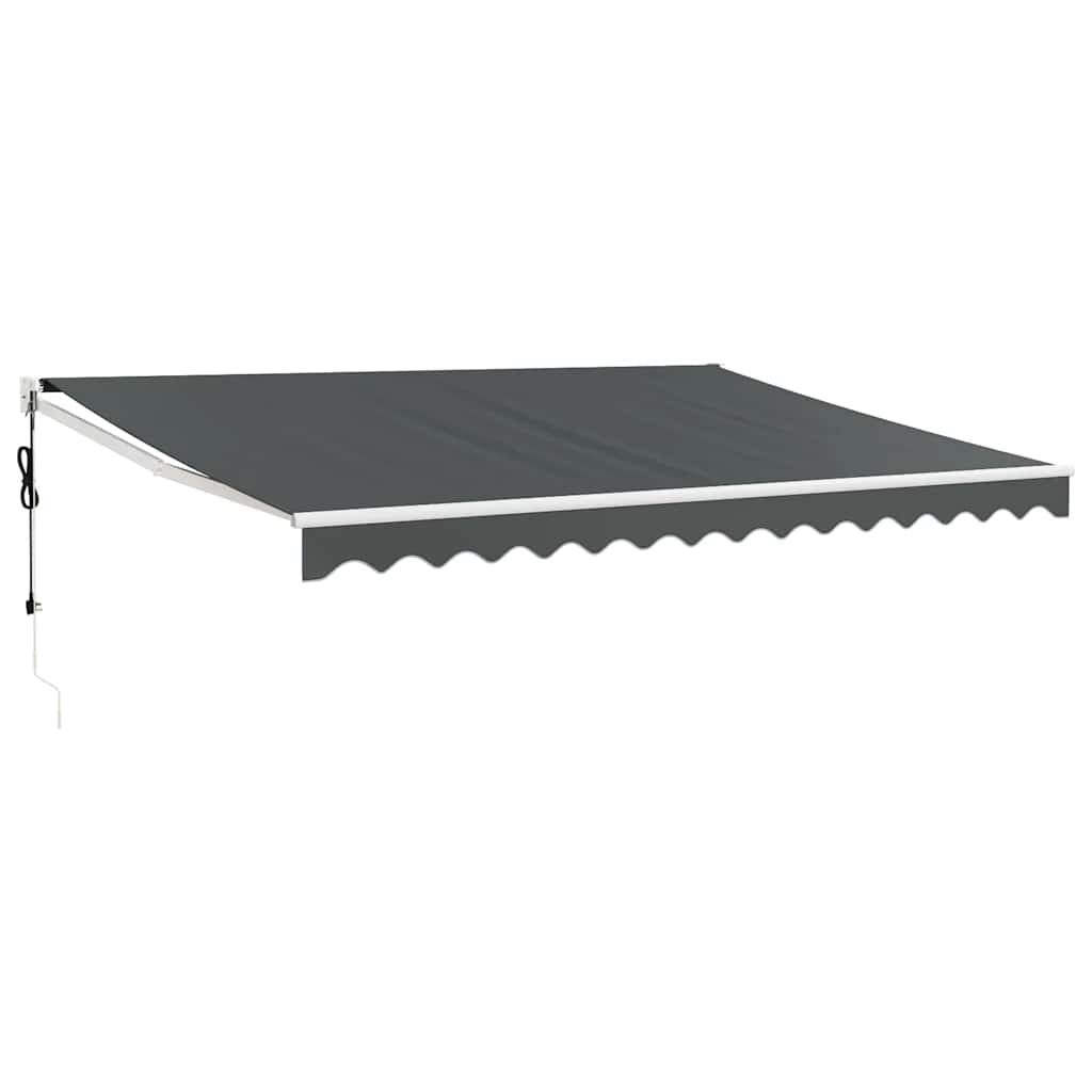 Automatska tenda na uvlačenje antracit 5 x 3 m
