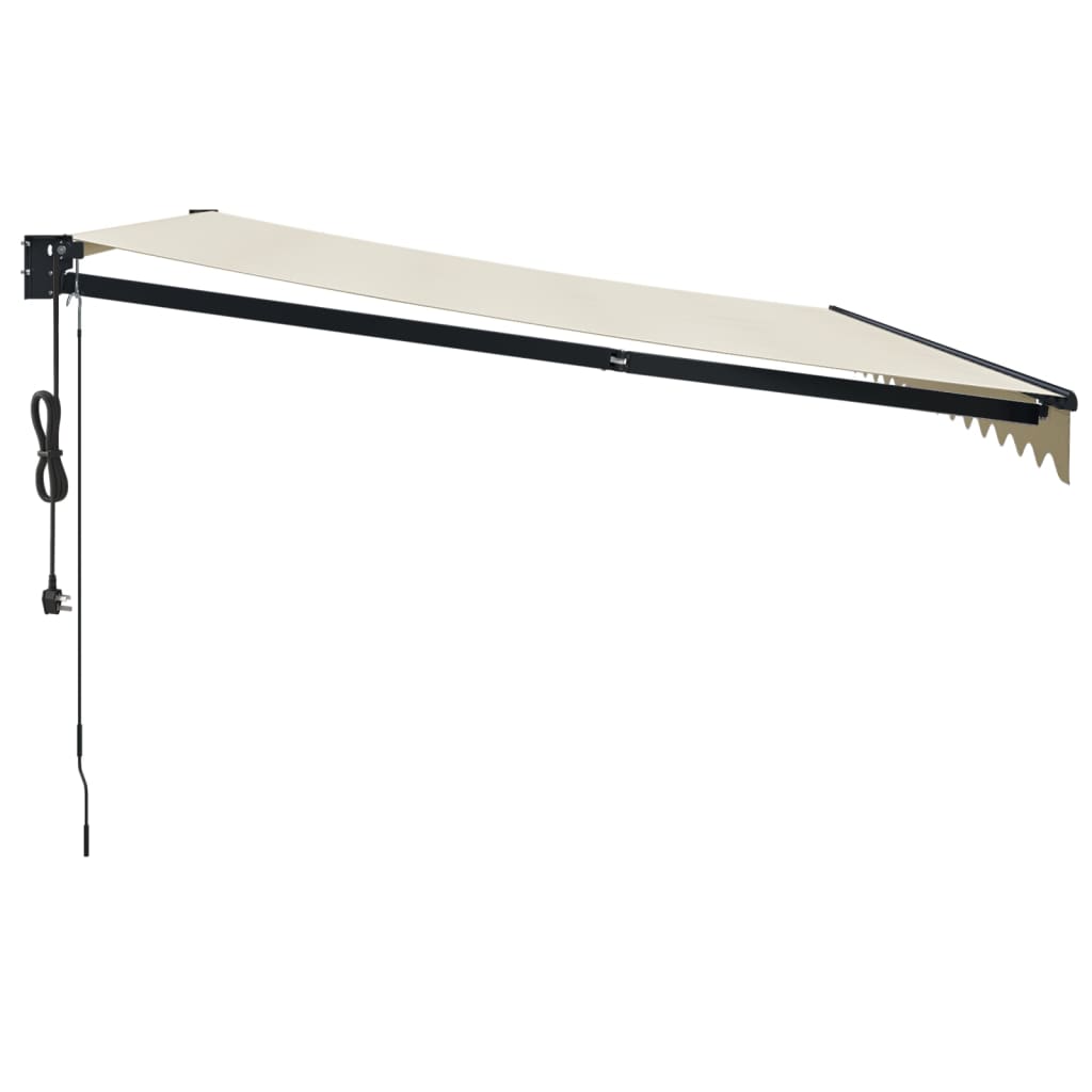 Automatska tenda na uvlačenje krem 4,5 x 3 m