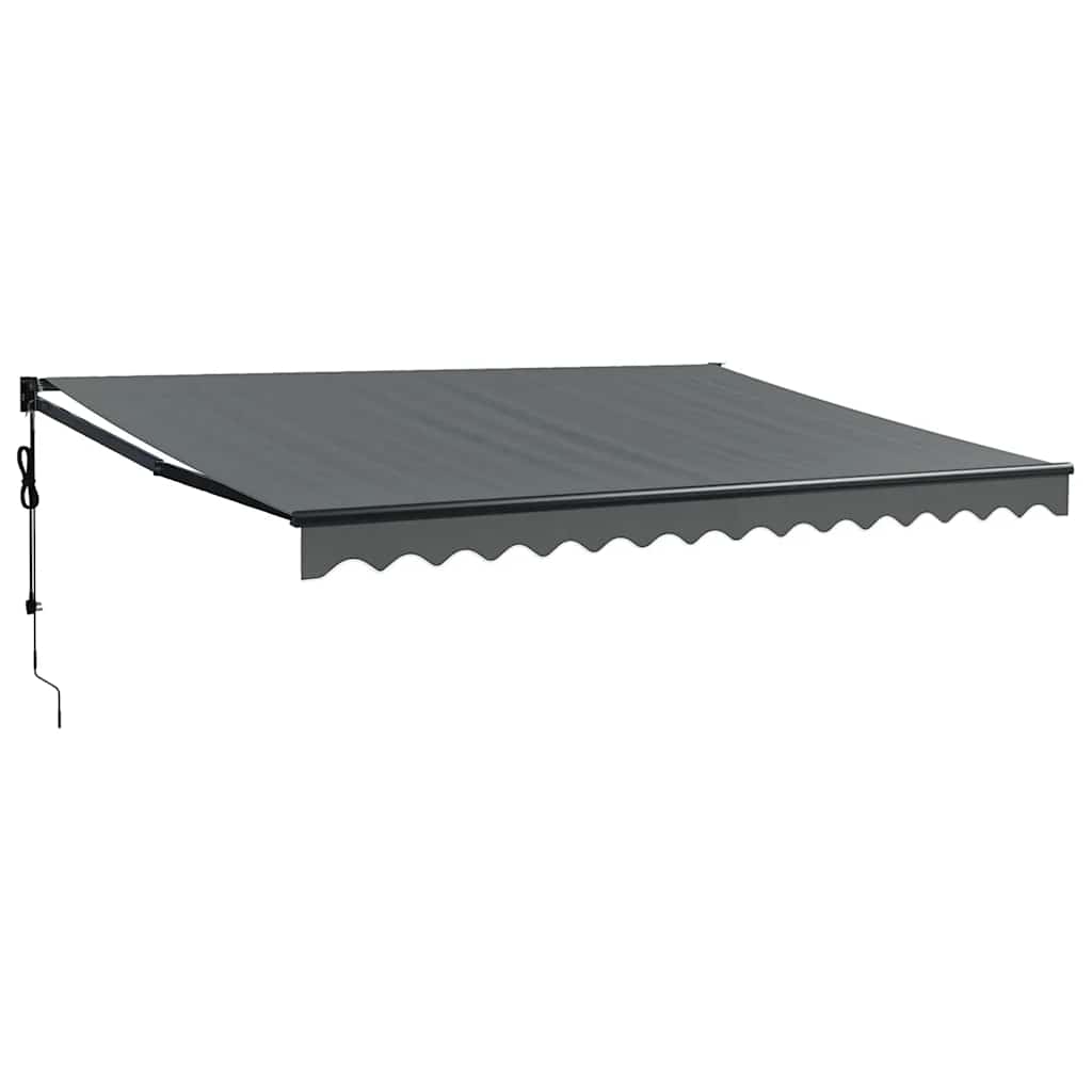 Automatska tenda na uvlačenje antracit 4 x 3 m