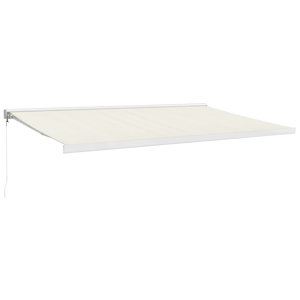 Tenda na uvlačenje krem 5 x 3 m od tkanine i aluminija