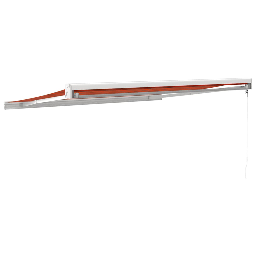Tenda na uvlačenje narančasto-smeđa 3,5x2,5 m tkanina/aluminij