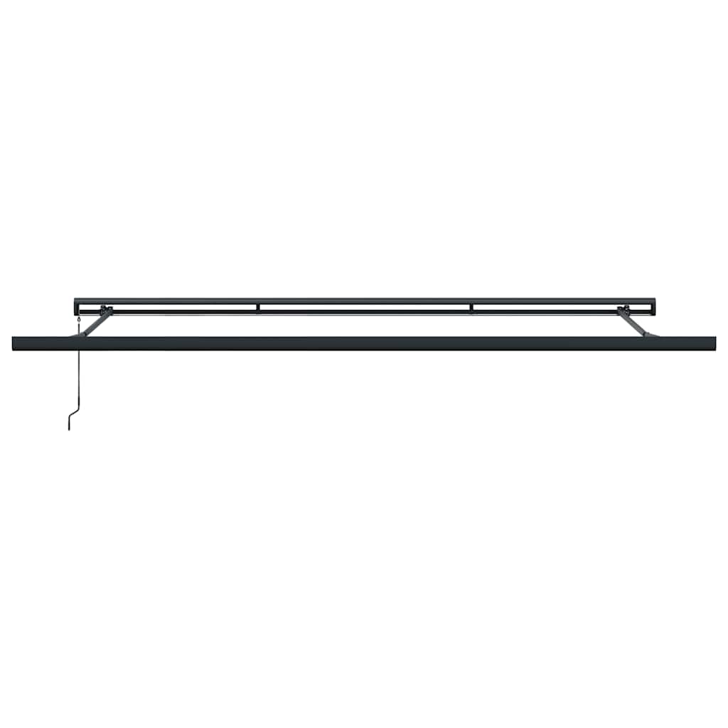 Tenda na uvlačenje narančasto-smeđa 4 x 3 m tkanina i aluminij