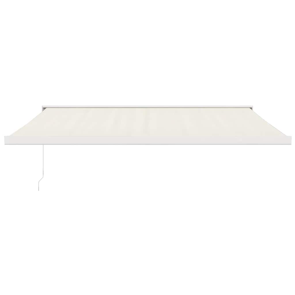 Tenda na uvlačenje krem 4 x 3 m od tkanine i aluminija