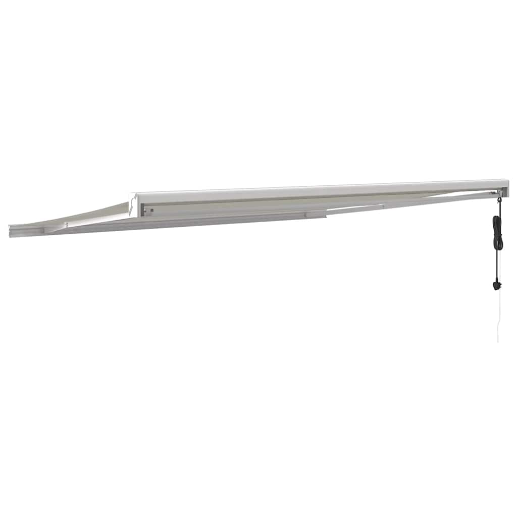 Tenda na uvlačenje krem 4 x 3 m od tkanine i aluminija