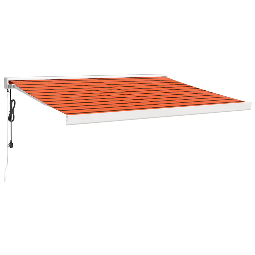 Tenda na uvlačenje narančasto-smeđa 3,5x2,5 m tkanina/aluminij