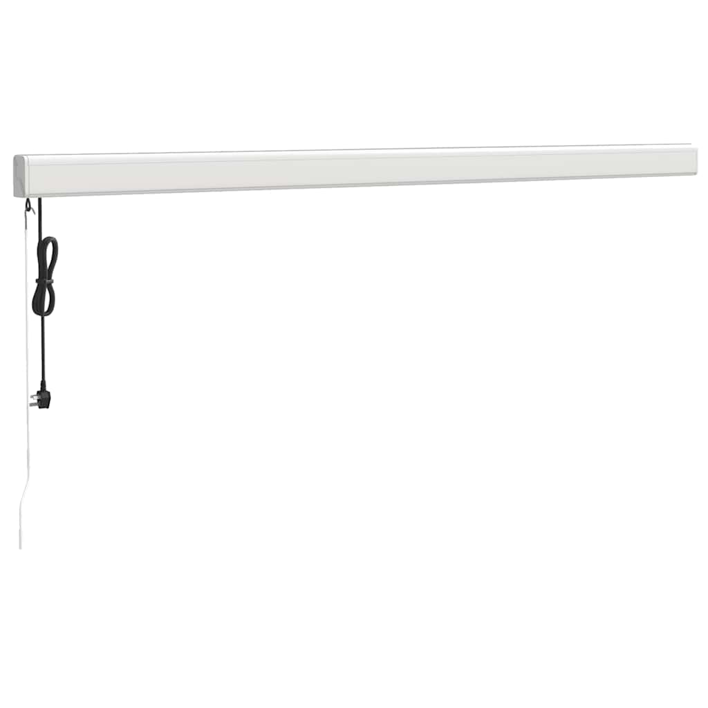 Tenda na uvlačenje narančasto-smeđa 4 x 3 m tkanina i aluminij