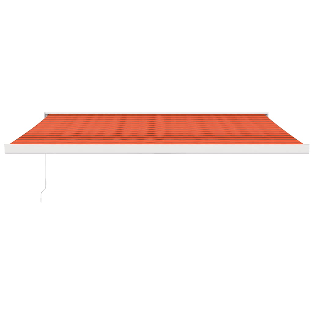 Tenda na uvlačenje narančasto-smeđa 4,5x3 m tkanina i aluminij