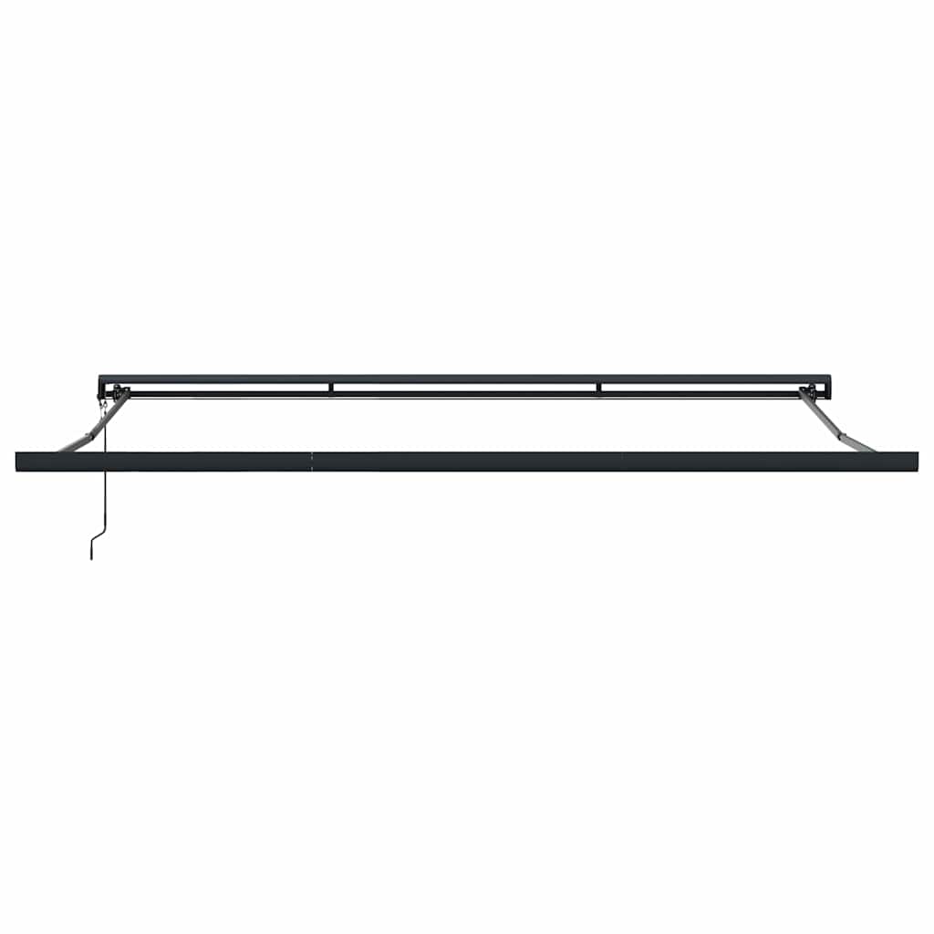 Tenda na uvlačenje narančasto-smeđa 4 x 3 m tkanina i aluminij