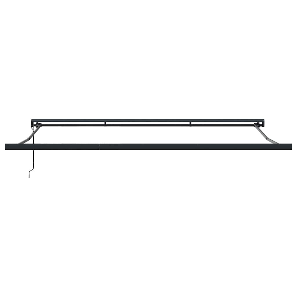 Tenda na uvlačenje narančasto-smeđa 4,5x3 m tkanina i aluminij