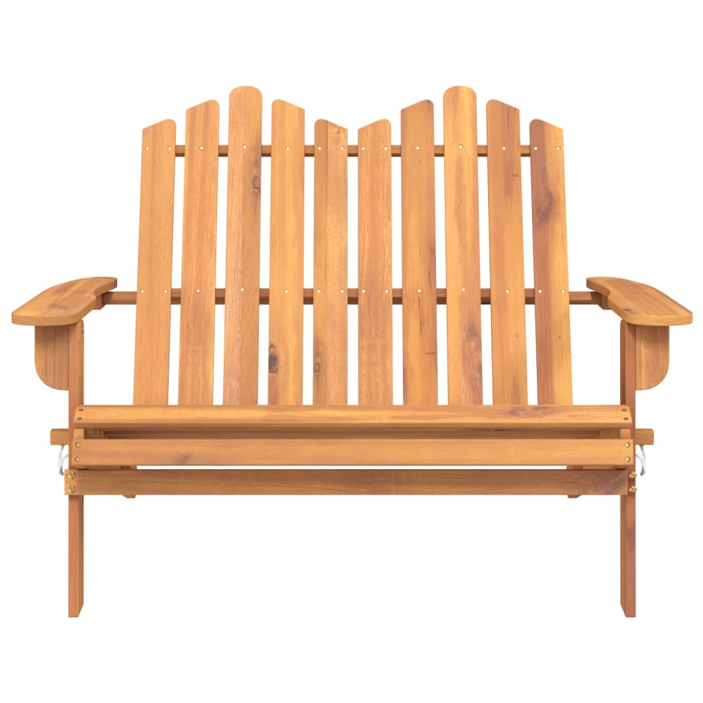 Vrtna klupa Adirondack 126 cm od masivnog drva bagrema