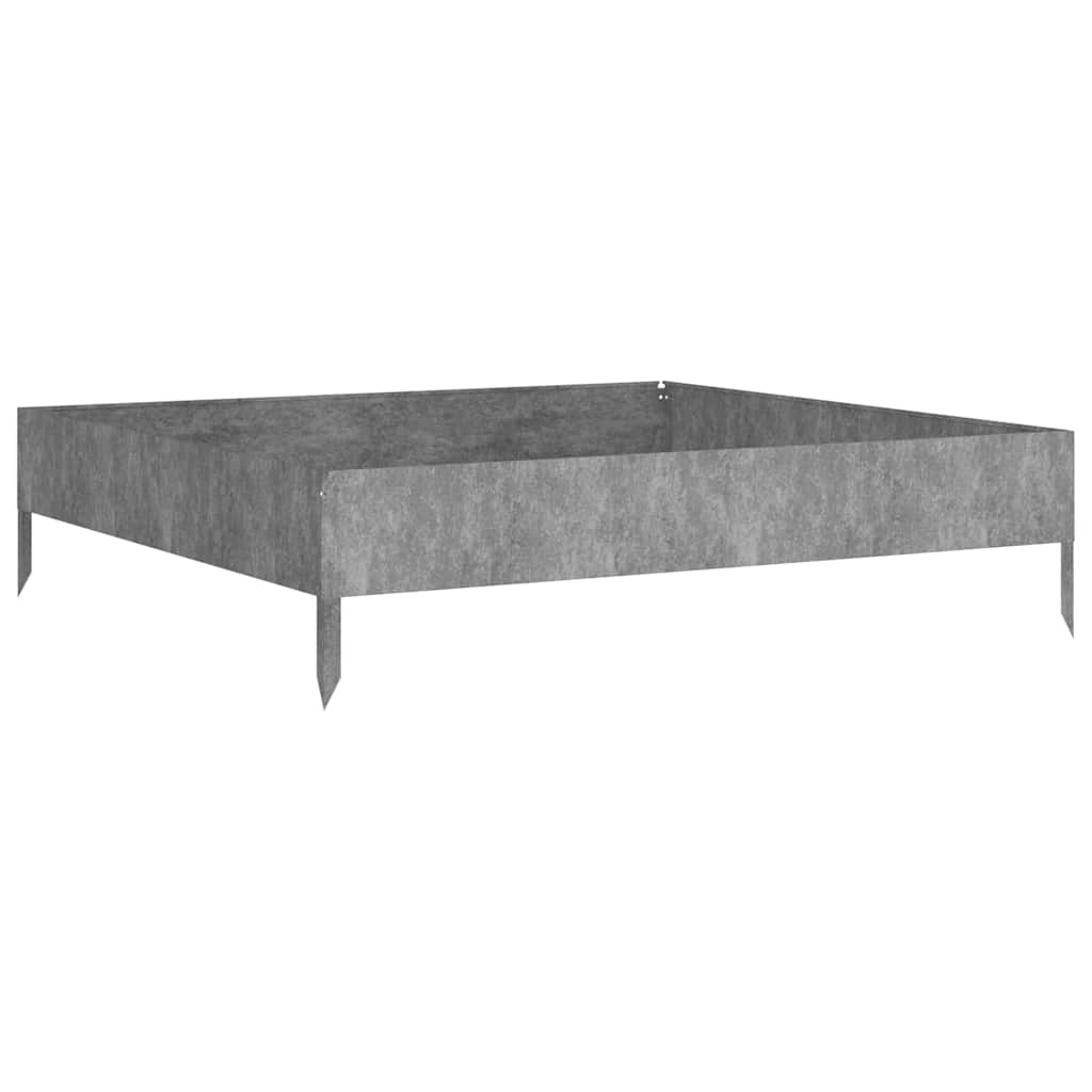 Povišena vrtna gredica 100 x 100 x 26 cm od čelika COR-TEN