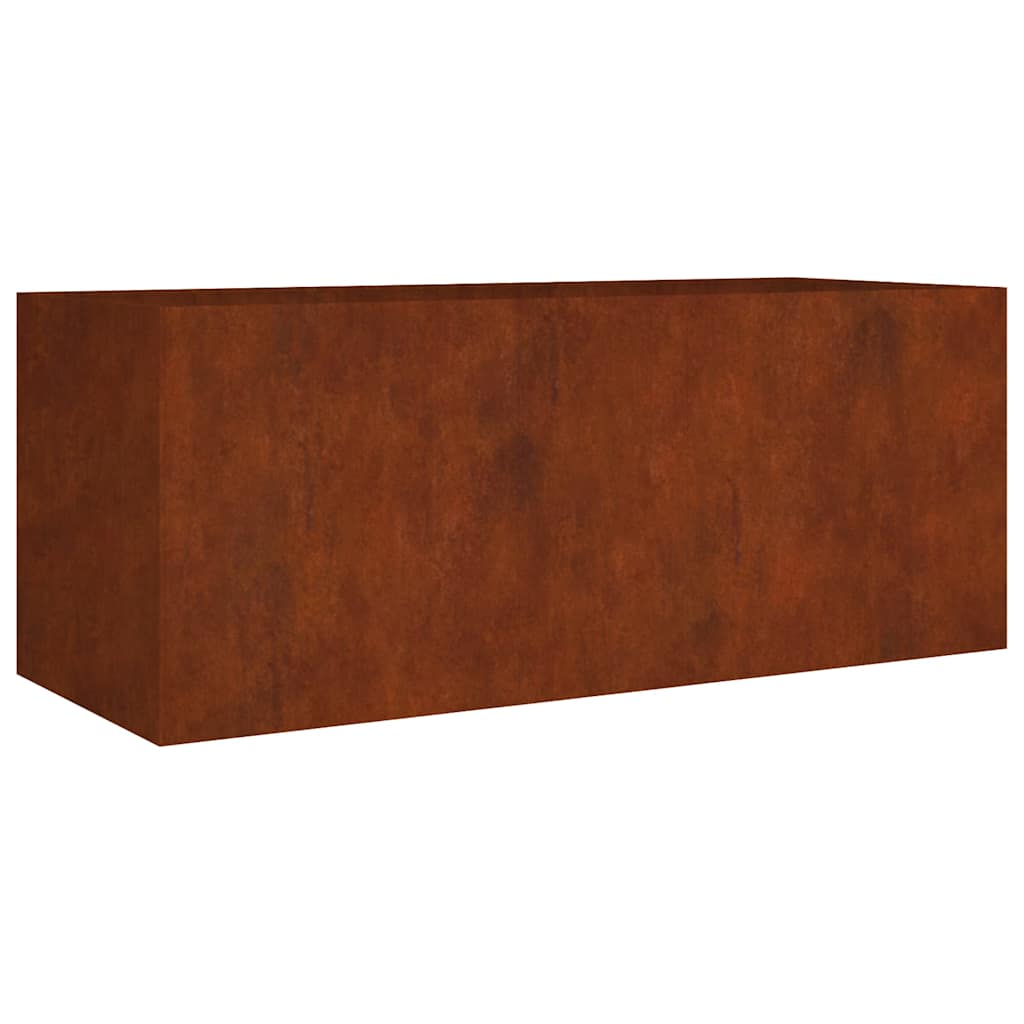 Povišena vrtna gredica 200 x 80 x 80 cm od čelika COR-TEN