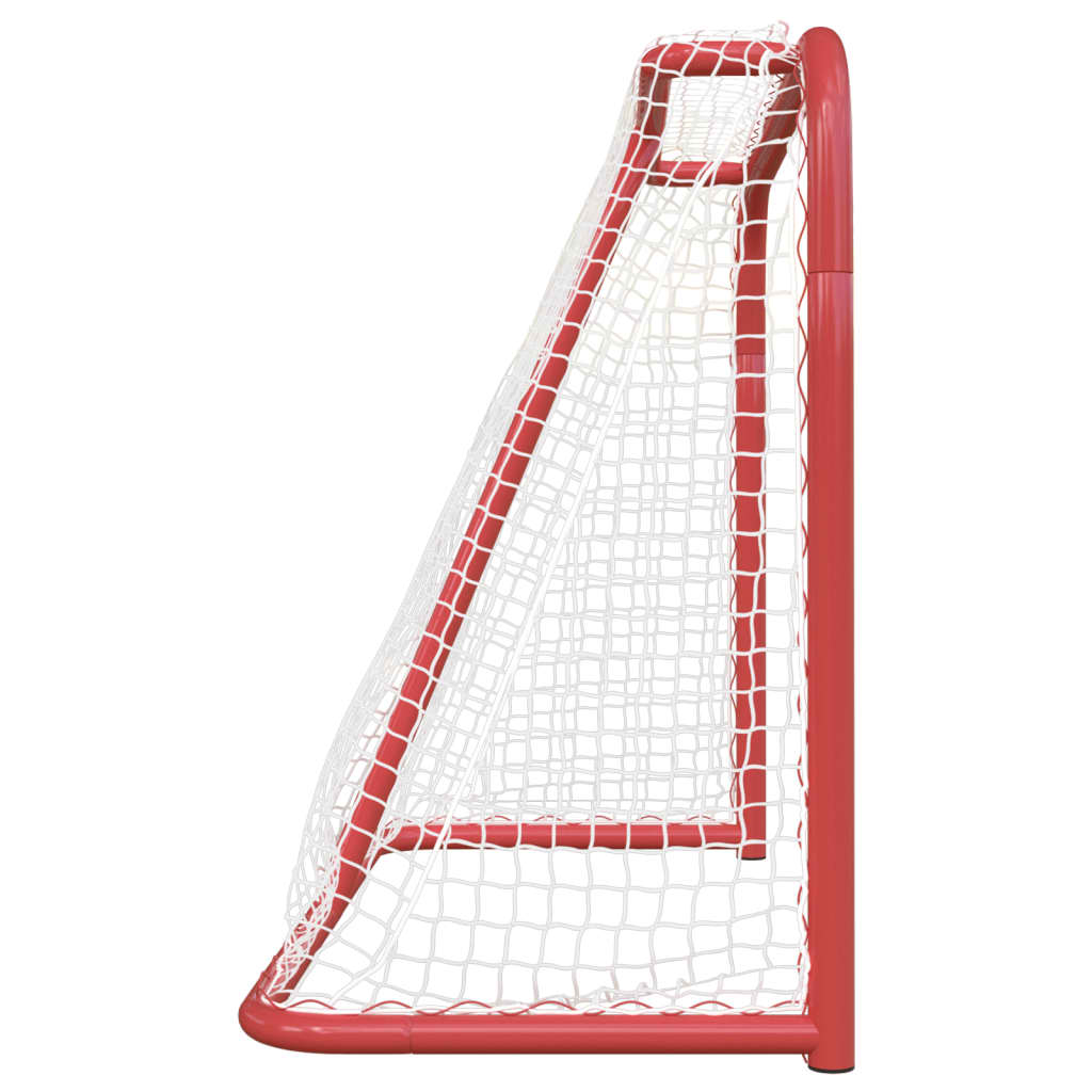 Gol za hokej crveno-bijeli 183 x 71 x 122 cm od poliestera