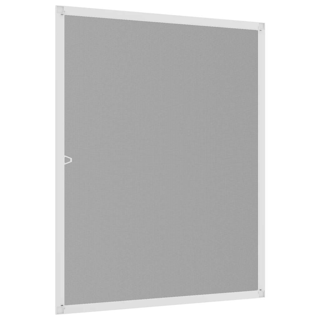 Prozorski zaslon protiv insekata bijeli 80 x 100 cm