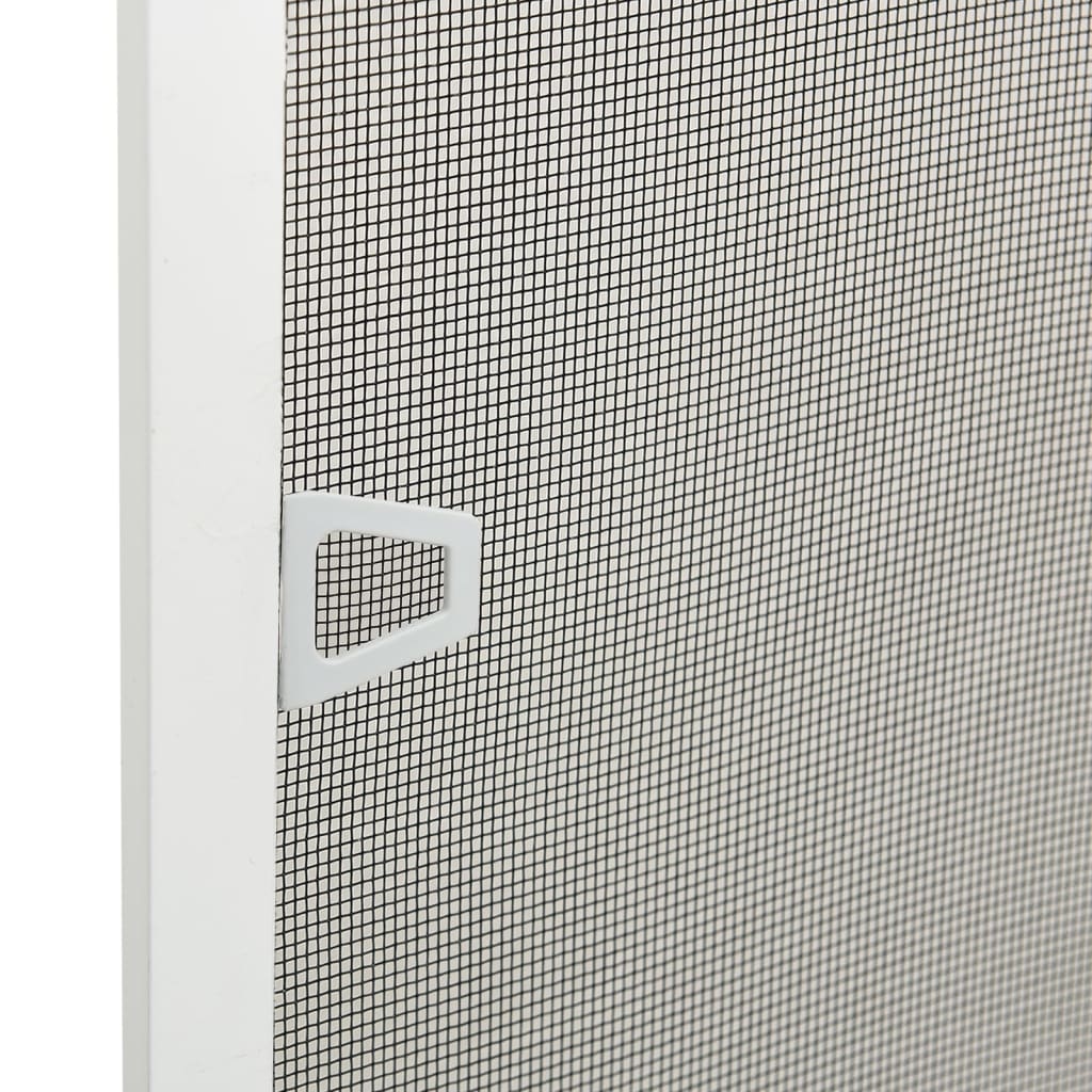 Prozorski zaslon protiv insekata bijeli 80x120 cm