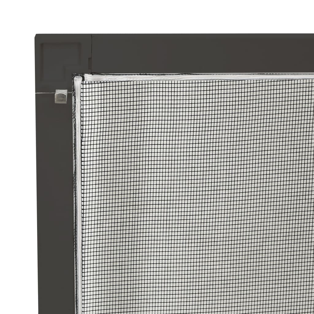 Prozorski zaslon protiv insekata antracit 80 x 120 cm