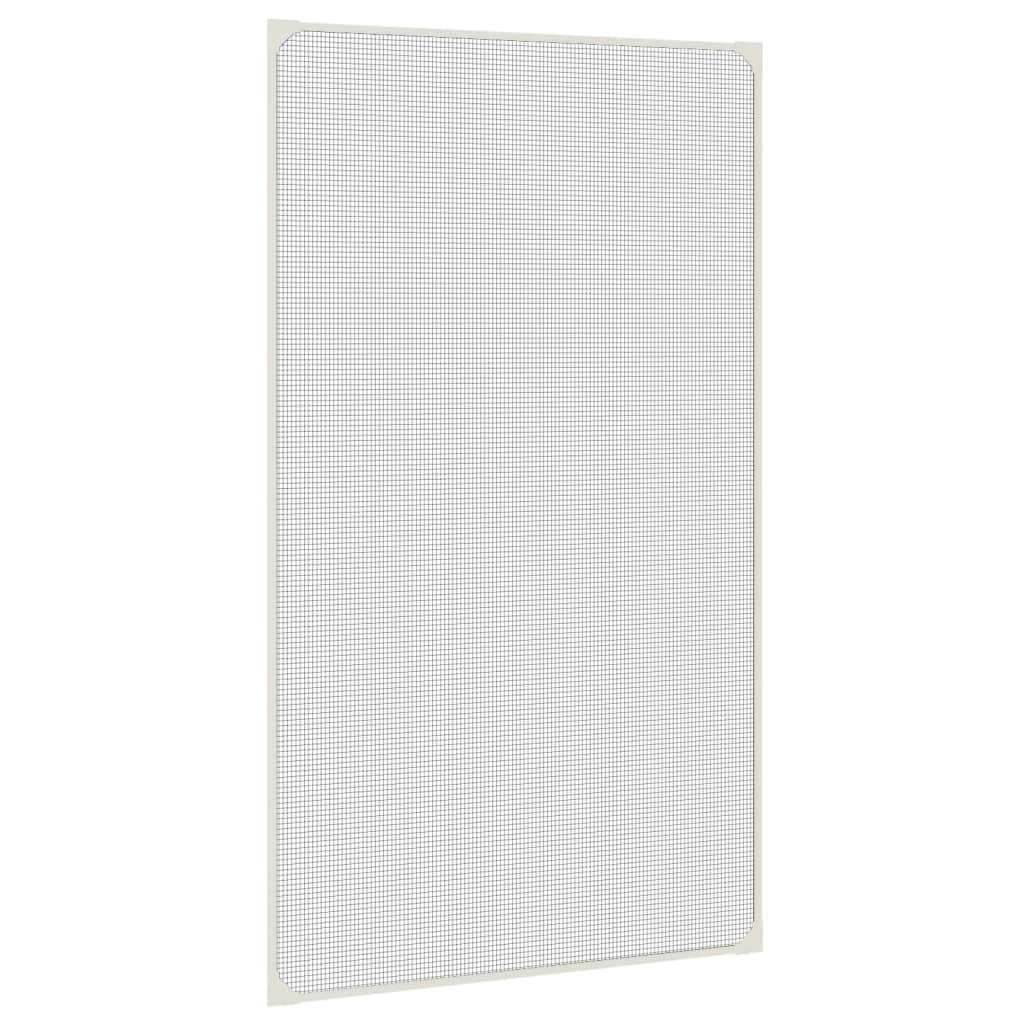 Magnetski prozorski zaslon protiv insekata bijeli 80 x 140 cm