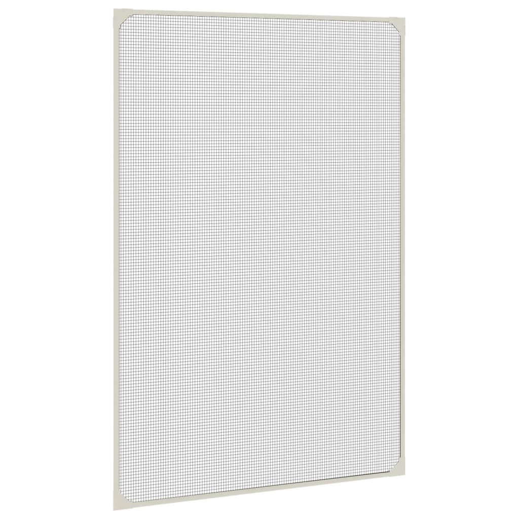 Magnetski prozorski zaslon protiv insekata bijeli 80x120 cm