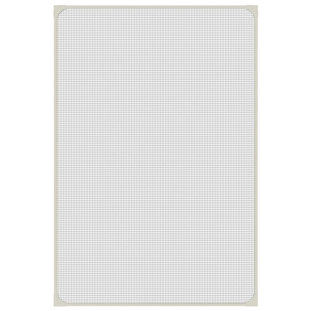 Magnetski prozorski zaslon protiv insekata bijeli 80x120 cm