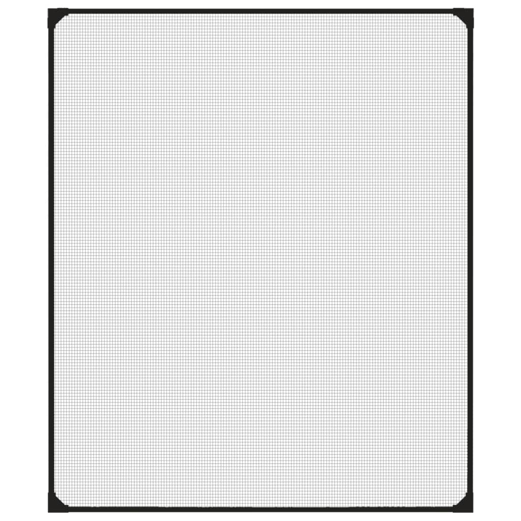 Magnetski prozorski zaslon protiv insekata antracit 100x120 cm