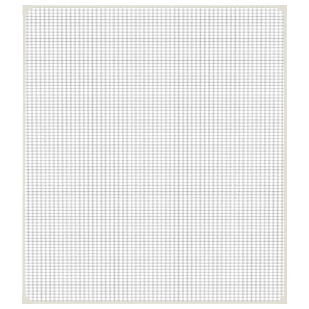 Magnetski prozorski zaslon protiv insekata bijeli 120 x 140 cm