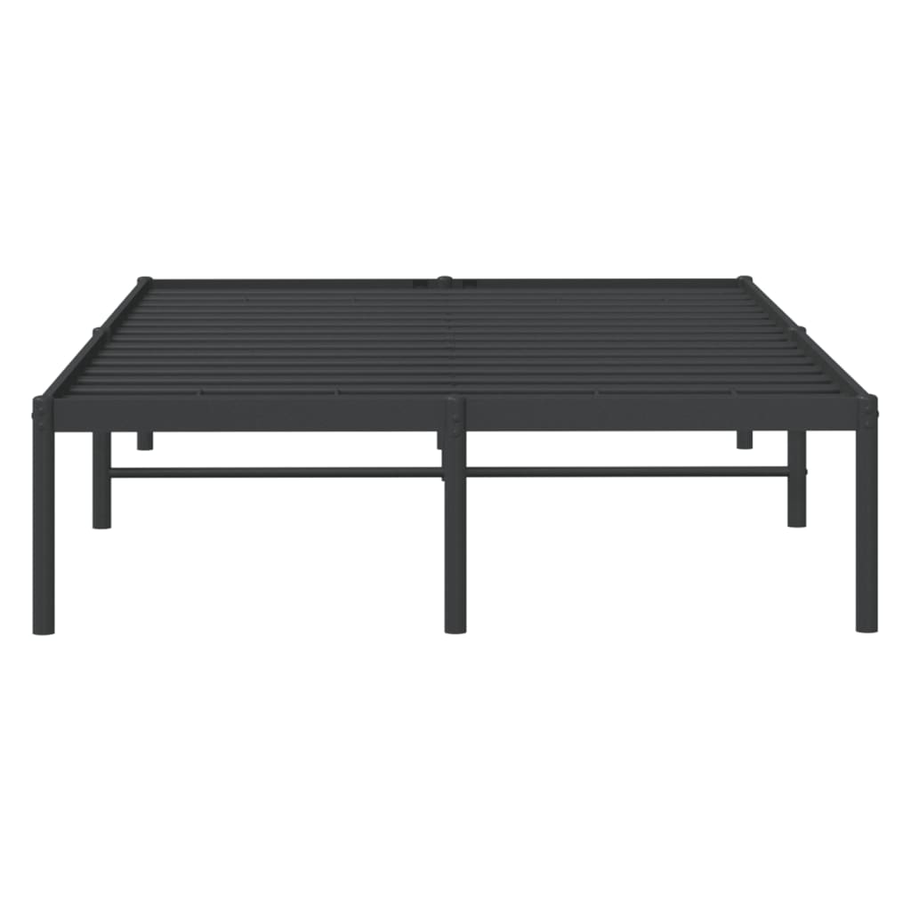 Metalni okvir za krevet crni 120 x 190 cm