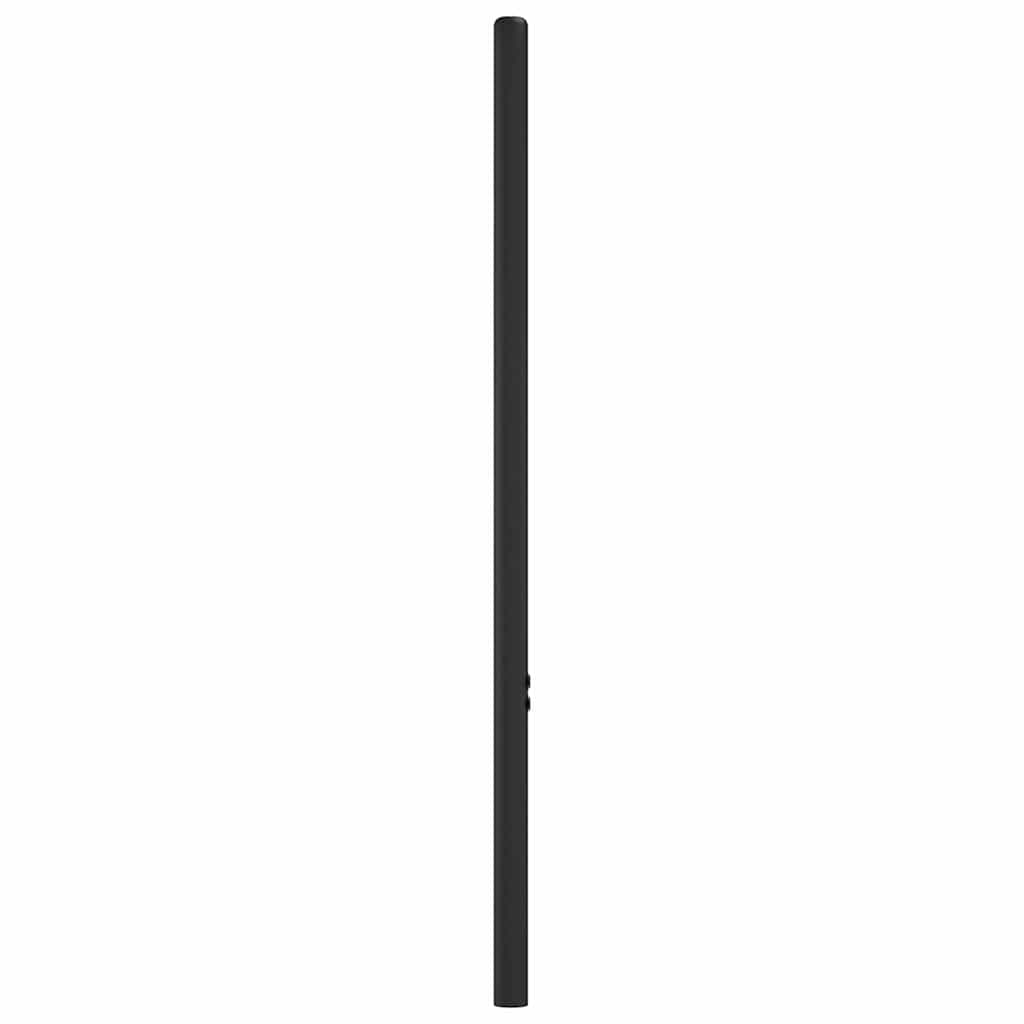 Metalno zamjensko uzglavlje crno 100 cm