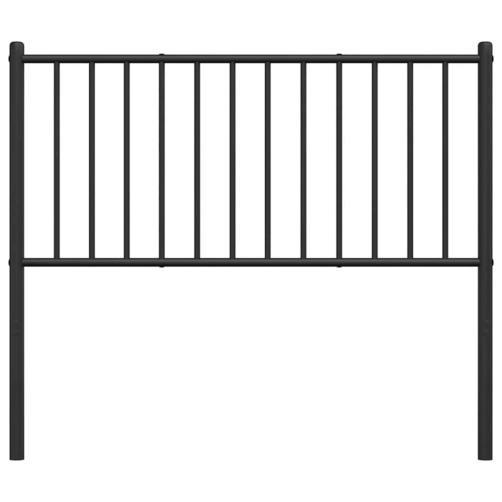 Metalno zamjensko uzglavlje crno 100 cm