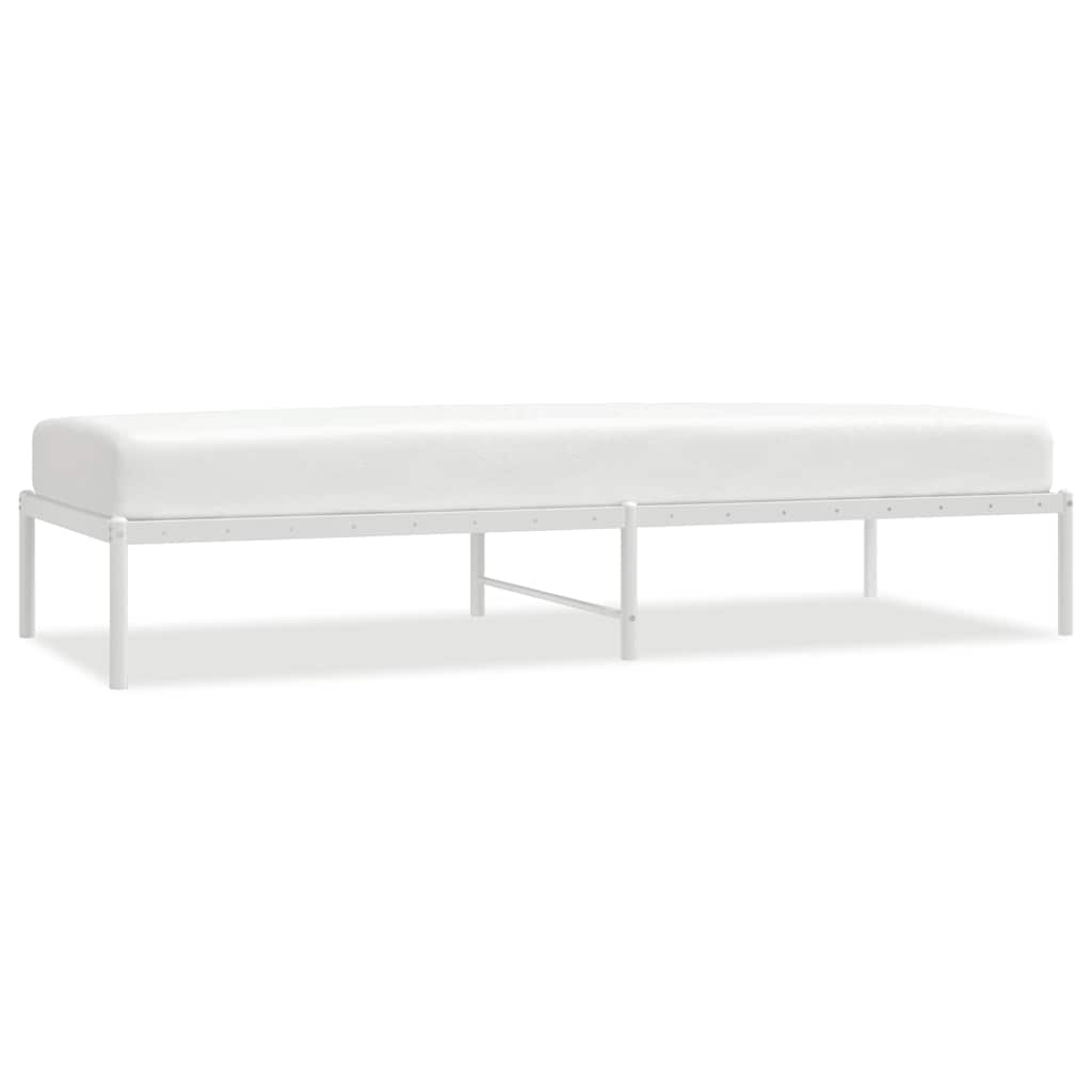 Metalni okvir za krevet bijeli 80x200 cm
