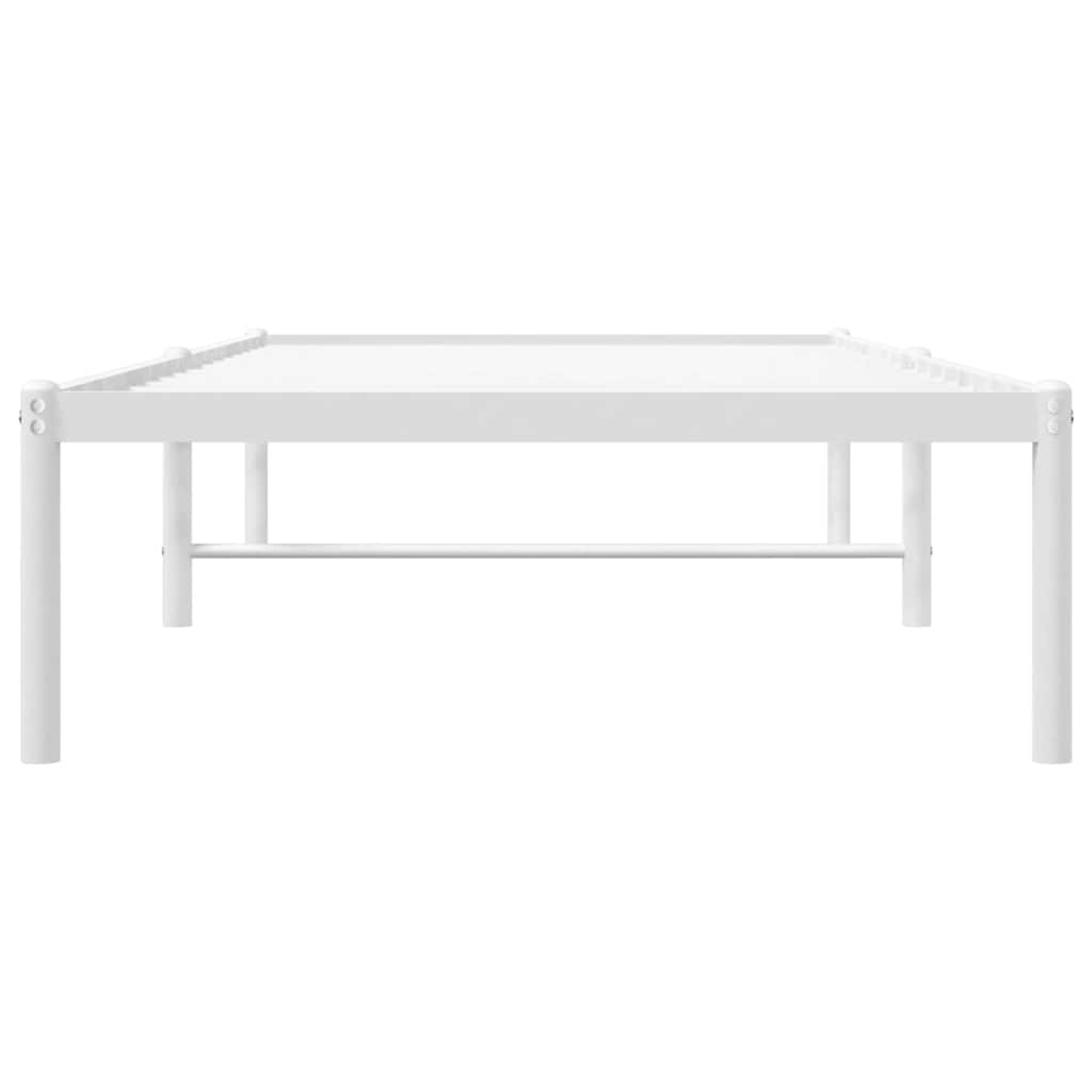 Metalni okvir za krevet bijeli 80x200 cm