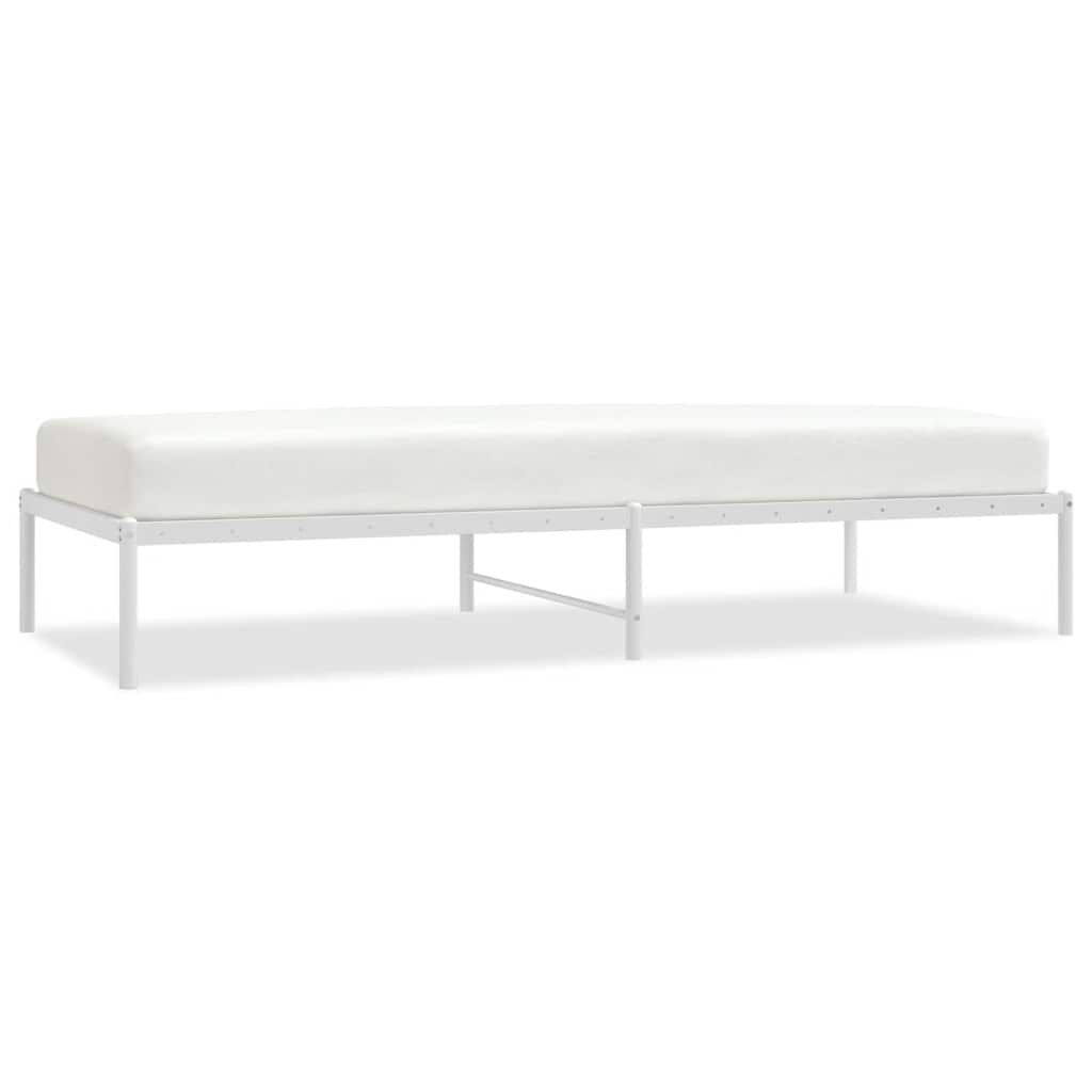 Metalni okvir za krevet bijeli 90x200 cm