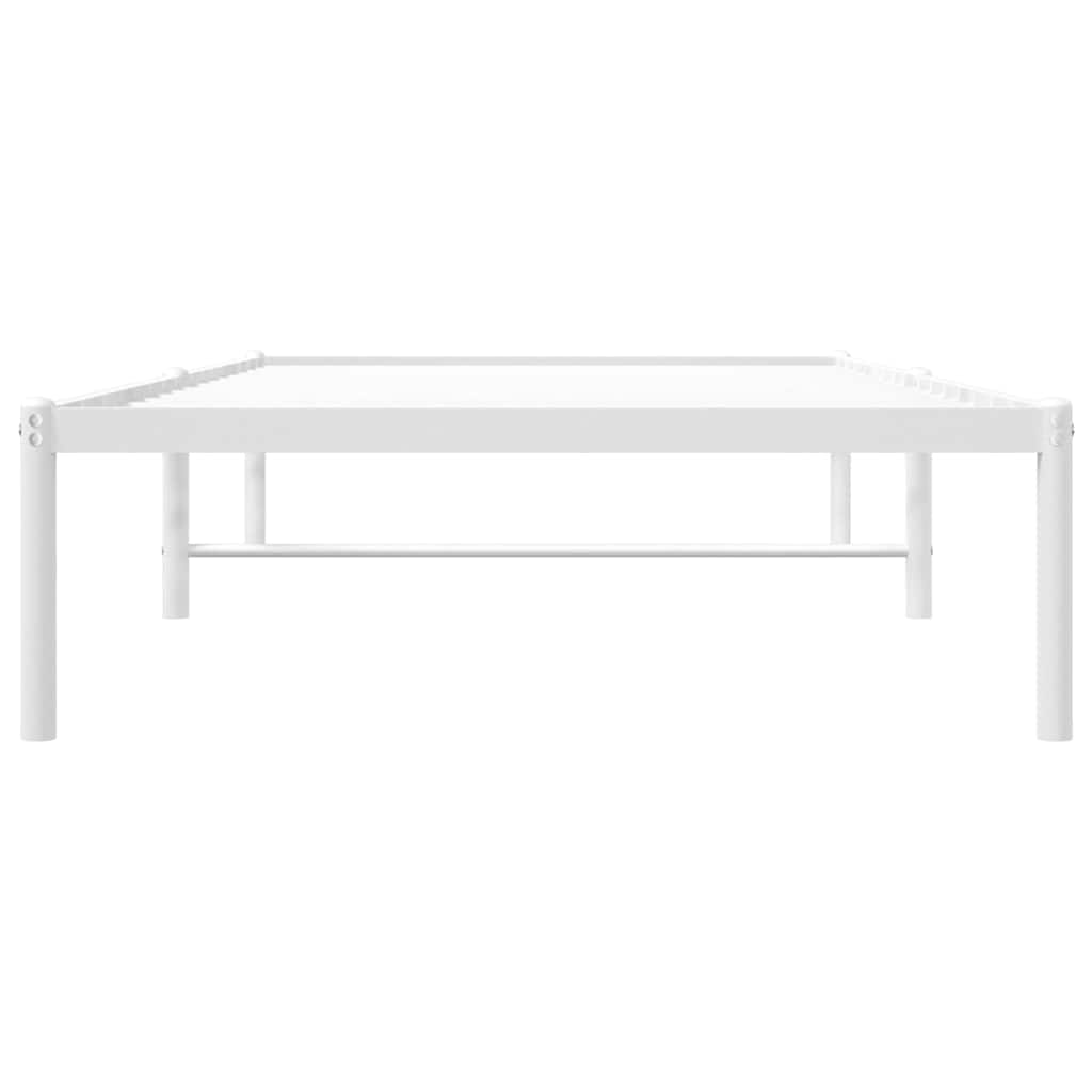 Metalni okvir za krevet bijeli 90x200 cm