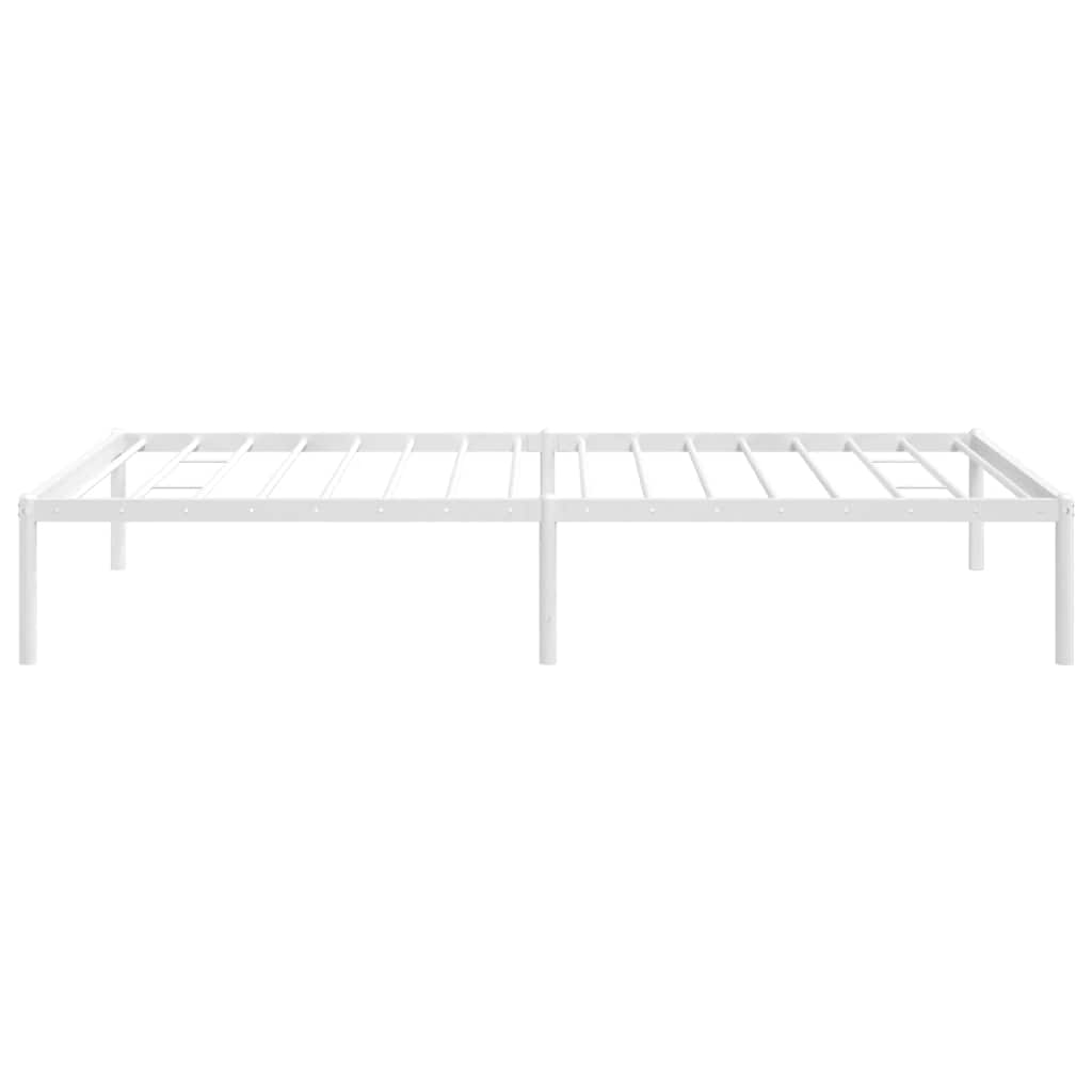 Metalni okvir za krevet bijeli 100x190 cm