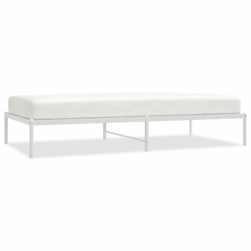 Metalni okvir za krevet bijeli 100x200 cm