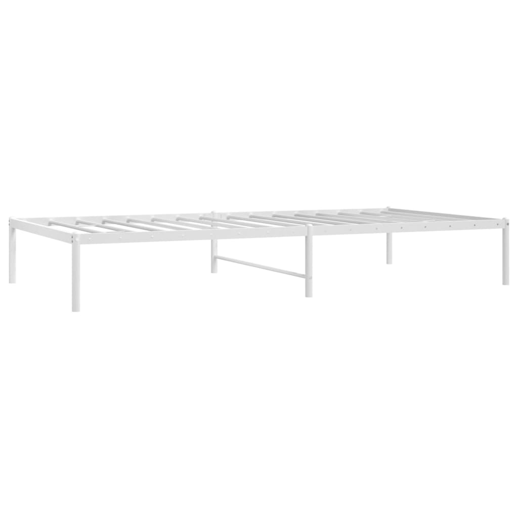 Metalni okvir za krevet bijeli 100x200 cm